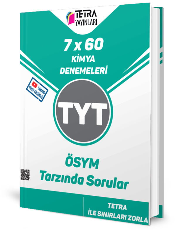 TYT Kimya 7×60 Branş Denemeleri – Tetra Yayınları