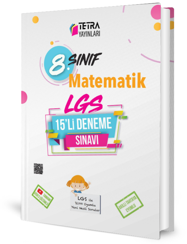 8. Sınıf Matematik 15’li Deneme Sınavı – Tetra Yayınları
