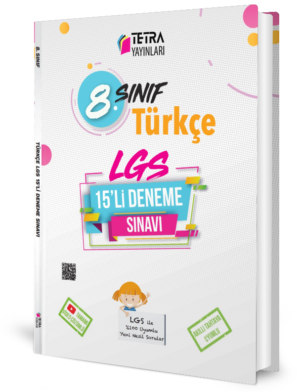8. Sınıf Türkçe 15’li Deneme Sınavı – Tetra Yayınları