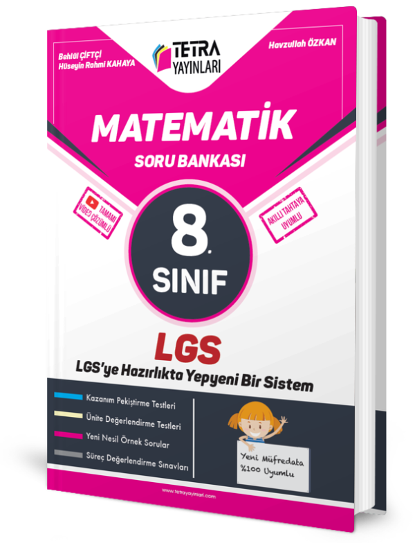 8. Sınıf Matematik Soru Bankası – Tetra Yayınları