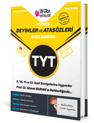 TYT Türkçe Deyimler ve Atasözleri Soru Bankası – Tetra Yayınları