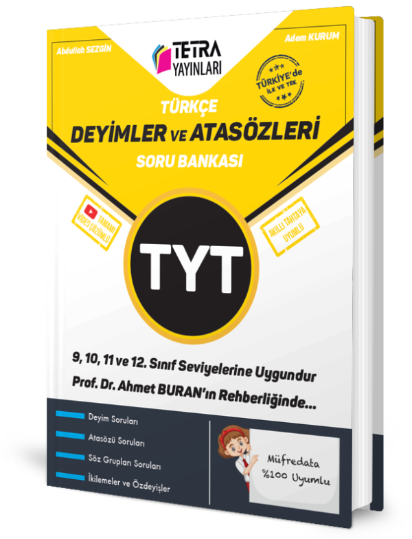 28a471_8e872b564358418289b4350e0330223cmv2.png TYT Türkçe Deyimler ve Atasözleri Soru Bankası – Tetra Yayınları