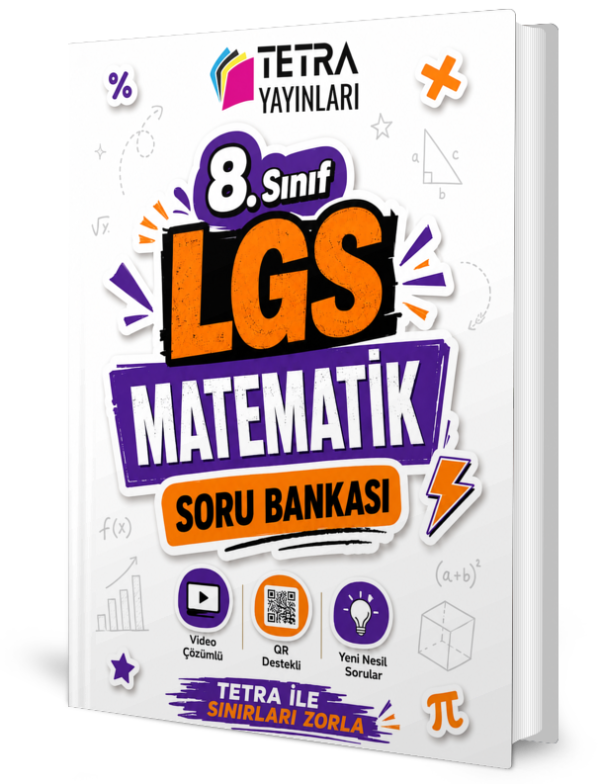 8. Sınıf LGS Matematik Soru Bankası - Tetra Yayınları