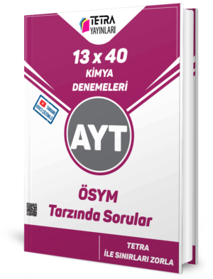 AYT Kimya 13×40 Branş Denemeleri – Tetra Yayınları