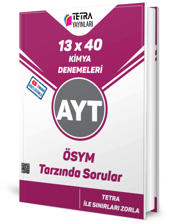AYT Kimya 13×40 Branş Denemeleri – Tetra Yayınları