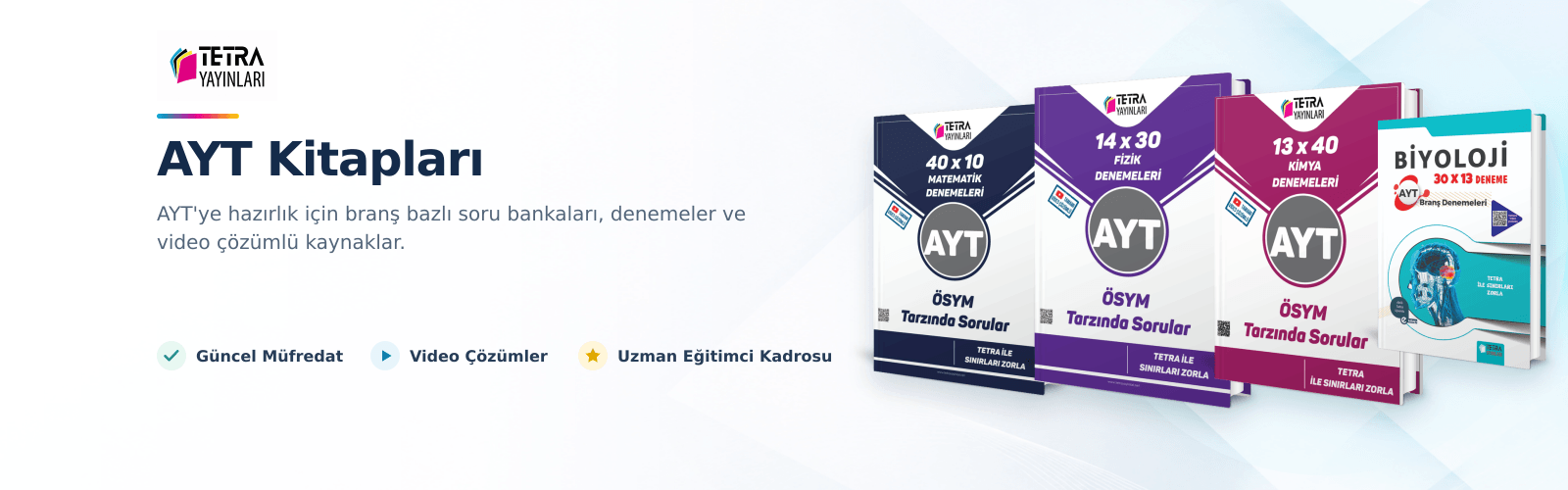 AYT Biyoloji Branş Denemeleri - Tetra Yayınları